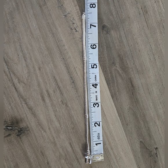 Elegant Snake Chain Charm Bracelets for Charm 925 sterling silver Bracelet 7.5" - Picture 9 of 9